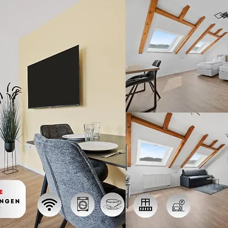 Apartament Range - 2-zimmer Wlan Parkplatz Kueche 1-4 Personen Rudersberg